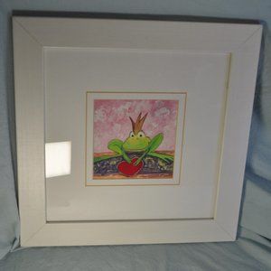 framed FROG Museum Art giclee Print Titled NAT Coeur a prendre (w1169)